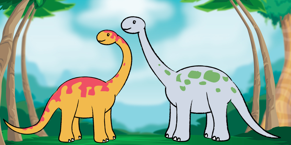 cute dinosaurs to draw for kids